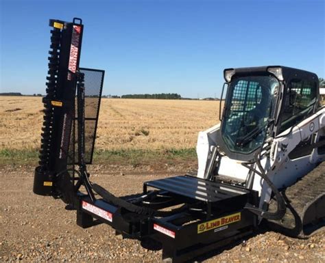 skid steer removing brush|brush clearing skid steer attachments.